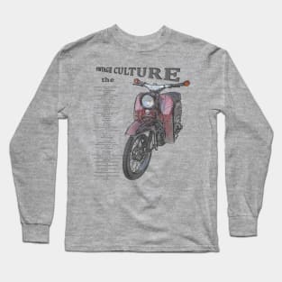 vintage culture - gdr classic bike Long Sleeve T-Shirt